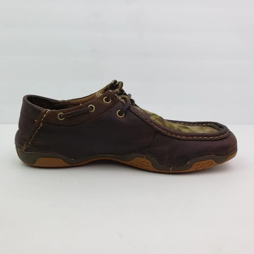 Ariat Rock Springs Mens Size 10 D Brown Leather Casual Sneaker Shoes 10015370